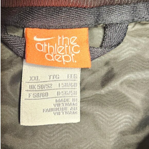 Nike Men's Puffer Jacket Y2K full Gray full zip 90's Gorpcore XXL - Picture 4 of 13